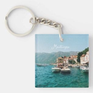 Llavero Ciudad costera de Perast, Montenegro