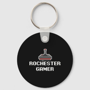 Llavero Ciudad de 8 bits de Rochester Gamer