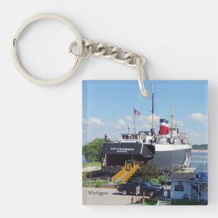 Llavero Ciudad de Milwaukee cadena de claves acrílicas