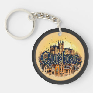 Llavero Ciudad de Quebec Canadá