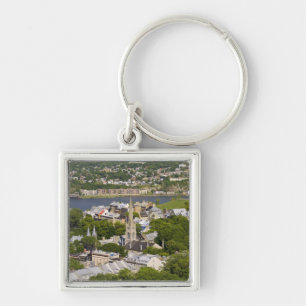Llavero Ciudad de Quebec, Quebec, Canadá. Vista aérea de l