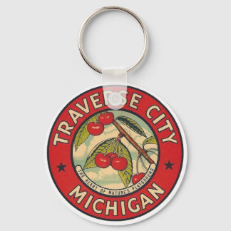 Llavero Ciudad de Traverse, Michigan