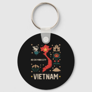Llavero Ciudad Ho Chi Minh Vietnam Vacaciones Familia Corr