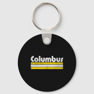 Llavero Ciudad Vintage de Fútbol de Columbus