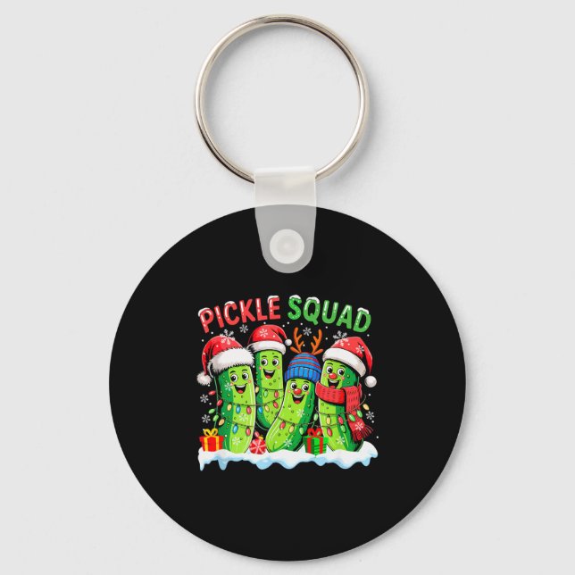 Llavero Ckle Christmas Squad Group Santa Reindeer Ckles Ve (Anverso)