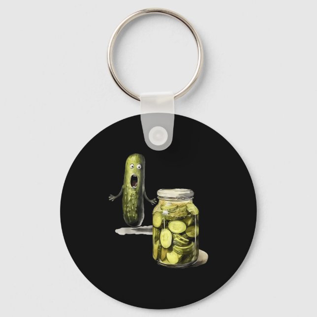 Llavero Ckle Gracioso Sorprende A Un Cubero Y A Un Jar De  (Anverso)