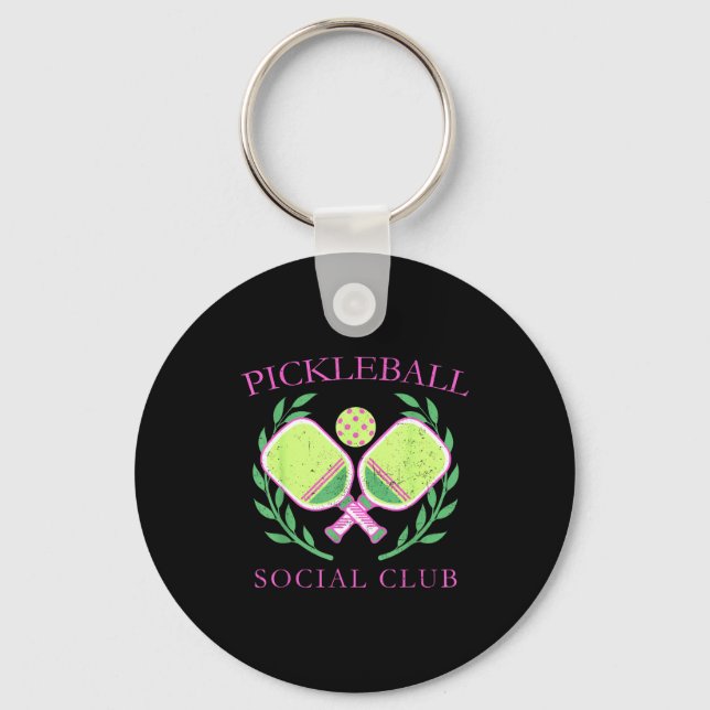 Llavero Ckleball Social Club Enthusiasts _ Fun Srt Lovers  (Anverso)