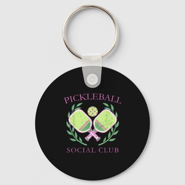 Llavero Ckleball Social Club Enthusiasts _ Fun Srt Lovers  (Anverso)