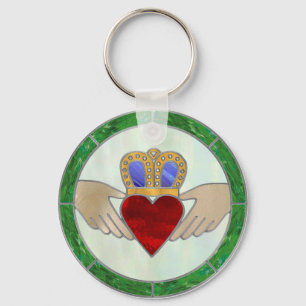 Llavero Claddagh irlandés