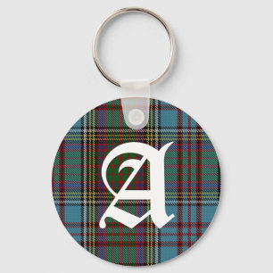 Llavero Clan Anderson Tartan Plaid Monogram