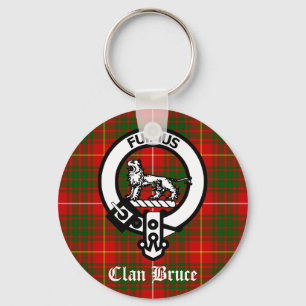 Llavero Clan Bruce Escudo Tartan