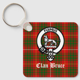 Llavero Clan Bruce Escudo Tartan Personalizado