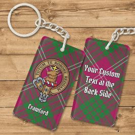 Llavero Clan Crawford Escudo Acrylic Keychain