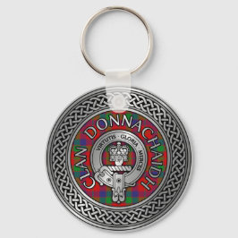 Llavero Clan Donnachaidh | Robertson Escudo y Tartan Knot