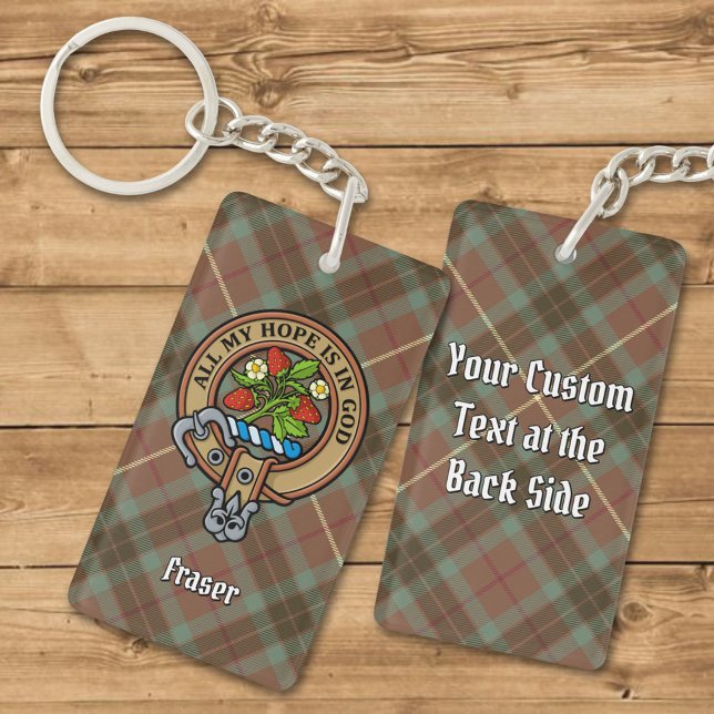 Llavero Clan Fraser Escudo Acrylic Keychain (Subido por el creador)