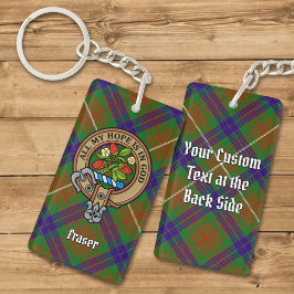 Llavero Clan Fraser Escudo Acrylic Keychain