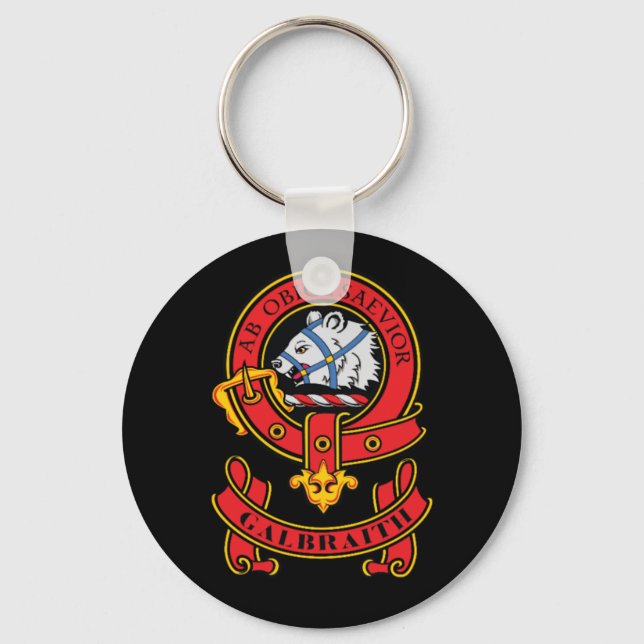 Llavero Clan Galbraith Button Keychain (Anverso)