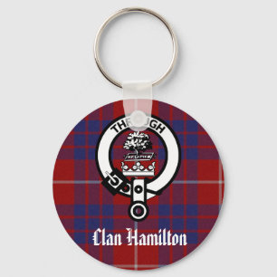 Llavero Clan Hamilton Escudo & Tartan