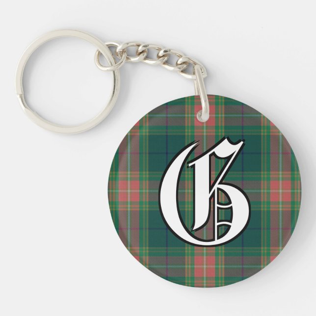 Llavero Clan irlandés Gallagher Tartan Plaid (Frente)
