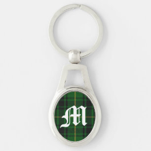 Llavero Clan MacArthur Plaid Monograma Key Chain