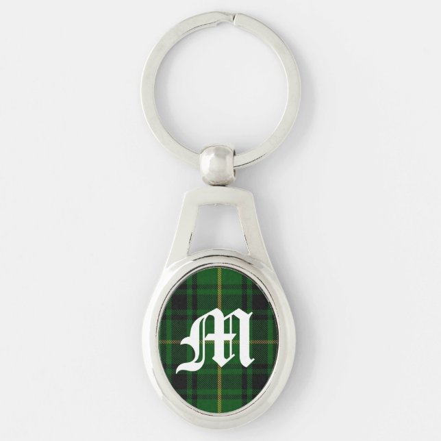 Llavero Clan MacArthur Plaid Monograma Key Chain (Anverso)