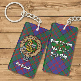 Llavero Clan MacDonald Escudo Keychain acrílico