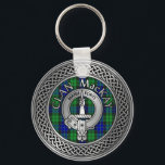Llavero Clan MacKay Escudo y Tartan Knot Keychain<br><div class="desc">Clan MacKay Escudo & Tartan Knot</div>
