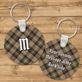 Llavero Clan MacKenzie Hunting Brown Tartan Keychain