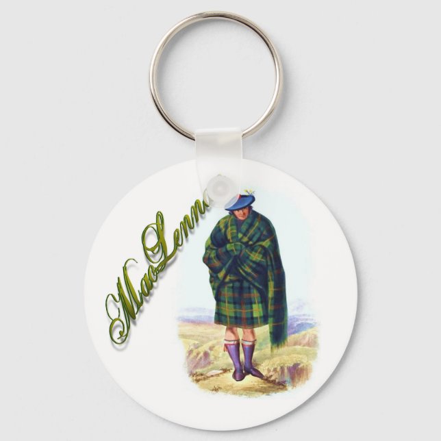 Llavero Clan MacLennan Scottish Dream Keychain (Anverso)