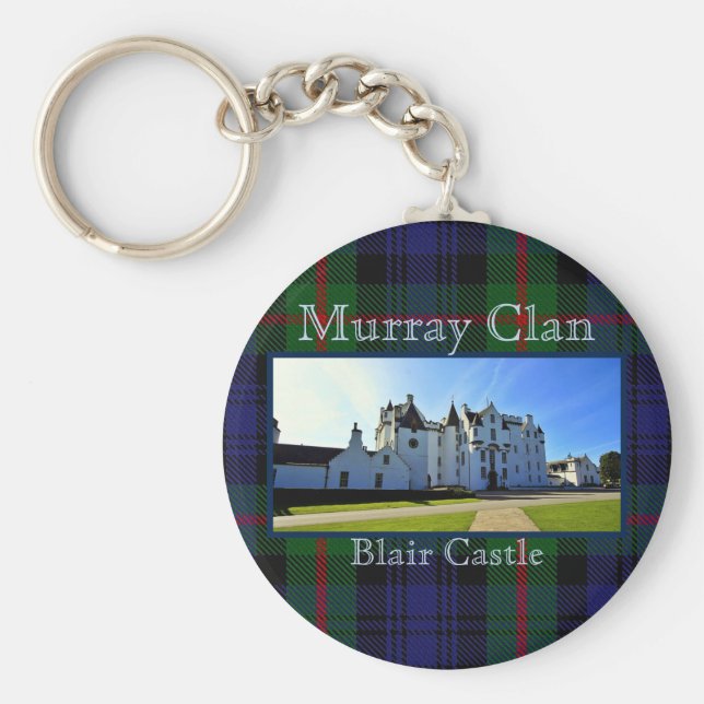 Llavero Clan Murray Tartan Blair Castle (Frente)