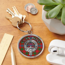 Clan Ross Escudo y Tartan Knot