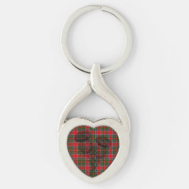 Llavero Clan Stewart Tartán y Scottish Thistle Keyring