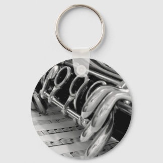 Llavero Clarinet Music Keychain
