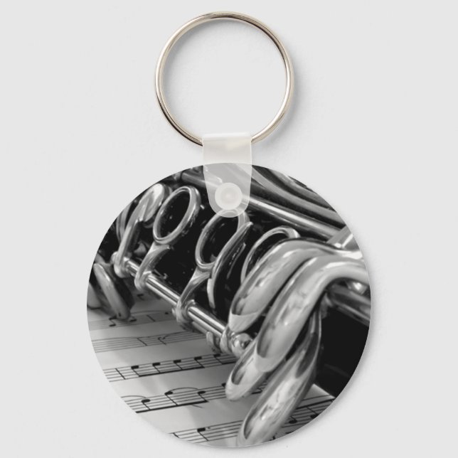Llavero Clarinet Music Keychain (Anverso)