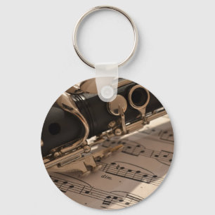 Llavero Clarinetes Musicales Notas Musicales Destino Baile