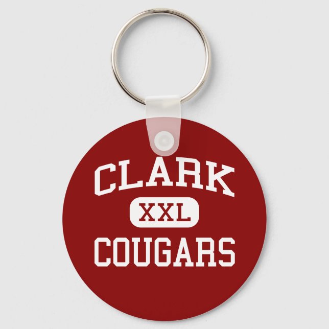 Llavero Clark - Cougars - Clark High School - Plano Texas (Anverso)