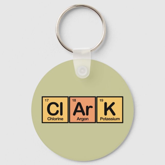 Llavero Clark hecho de Elements (Anverso)