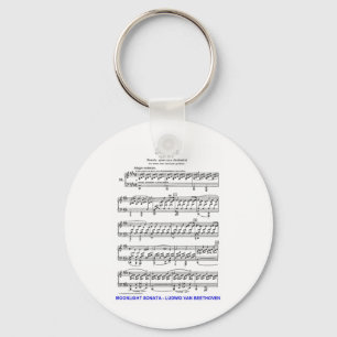 Llavero Claro de Luna-Sonata-Luis-Beethoven