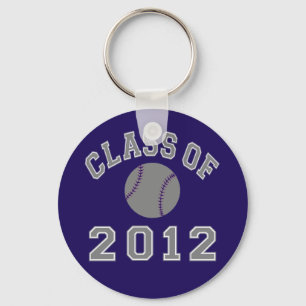 Llavero Clase 2012 del béisbol - gris