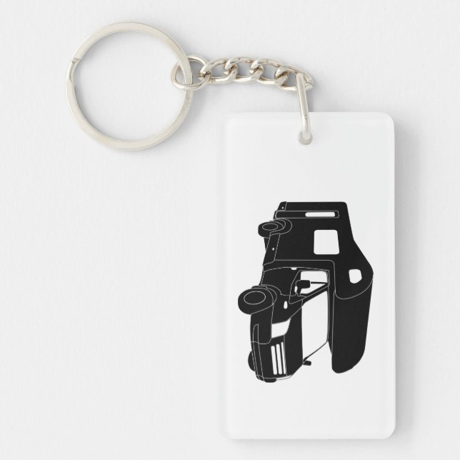 Llavero Clase C Silhouette para automóviles en la cadena d (Frente)