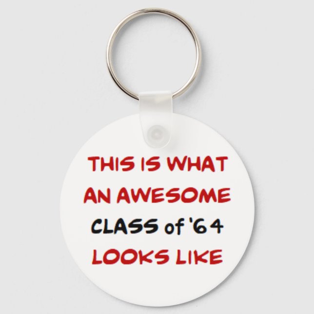 Llavero clase de 1964, impresionante (Anverso)