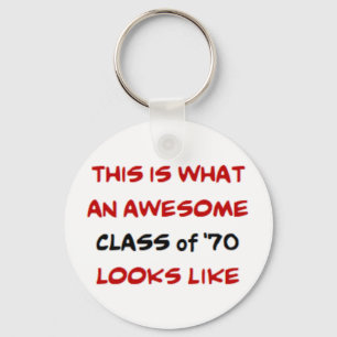 Llavero clase de 1970, impresionante