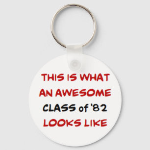 Llavero clase de 1982, impresionante