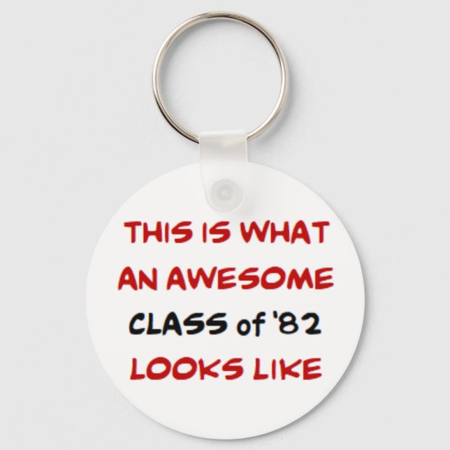 Llavero clase de 1982, impresionante (Anverso)