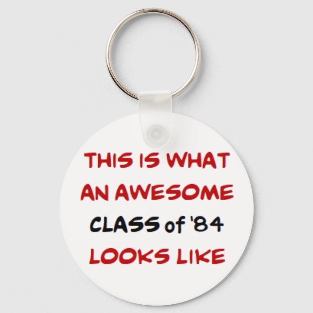 Llavero clase de 1984, impresionante (Anverso)