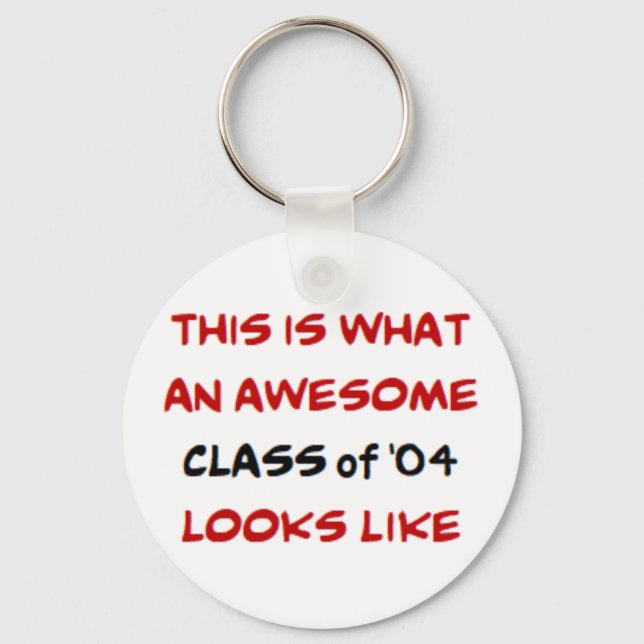 Llavero clase de 2004, impresionante (Anverso)