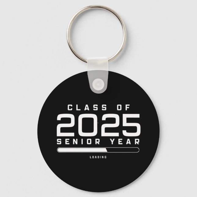 Llavero Clase de 2025 Último Año Cargando Senior 2025  (Anverso)