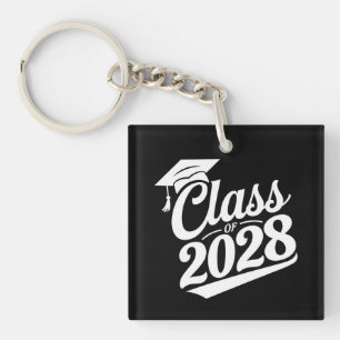 Llavero Clase de 2028 Graduado Orgulloso Graduación
