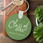 Llavero Clase de AÑADIR TU fiesta de graduación anual<br><div class="desc">Añada 2020,  2021 o cualquier año a este diseño caprichoso. Esto se puede usar para cualquier graduado o reunión: escuela secundaria,  universidad,  posgrado,  enfermería,  escuela de medicina o incluso escuela de comercio.</div>