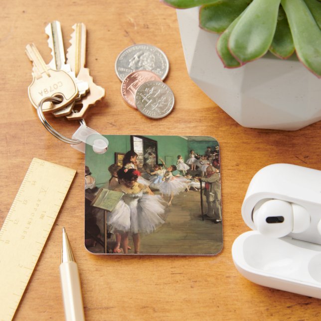 Llavero Clase de Baile de Degas, Impresionismo Antiguo Bal (Escritorio )
